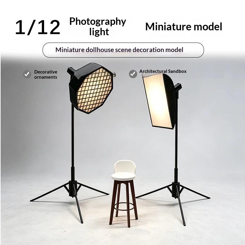 【BS】1/12 Mini Studio Light Sof - đánh giá và giá Photography Lighting Meter