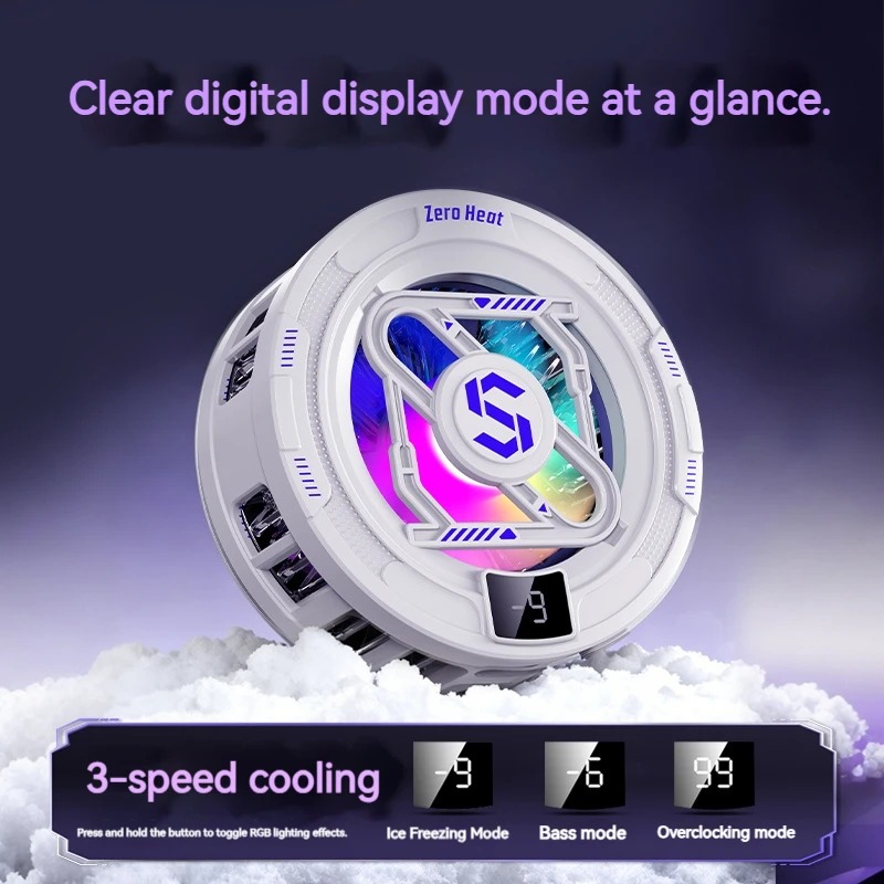 K52 AI Mobile Cooler Magnetic  - đánh giá và giá Photography Lighting Game