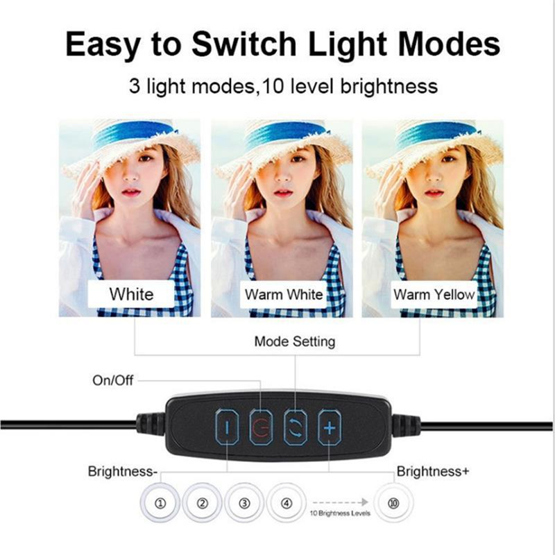 Dimmable Led Ring Light Profis - đánh giá và giá Photography Lighting Meter